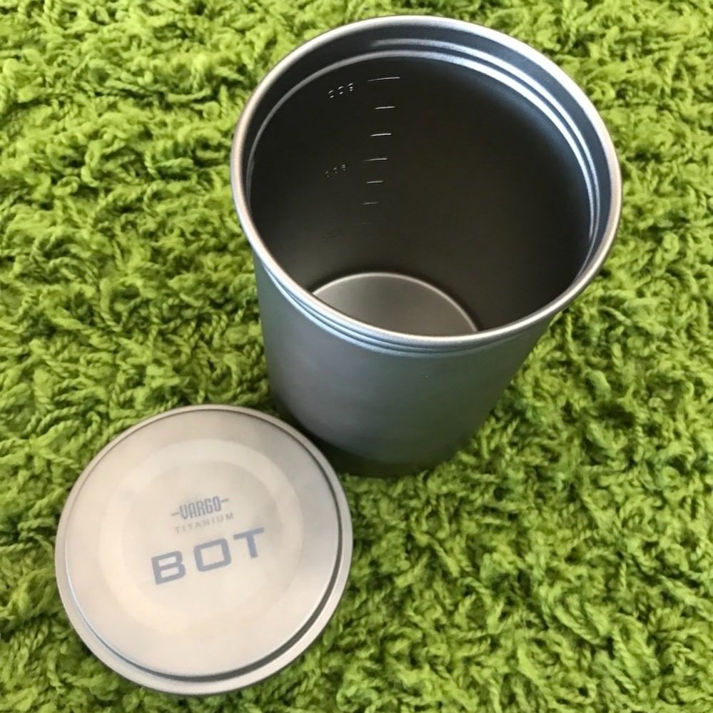 Vargo BOT Titanium Bottle Pot — Cosmic Bikes